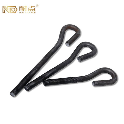 Custom 9-Shaped Anchor Bolts | Loop Dia/Length/Thread Adjustable Made-to-Print
