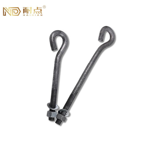 9-Shaped Bolt Complete Assembly Kit | Includes Bolt+2 Nuts+Flat+Spring Washers Matched Set