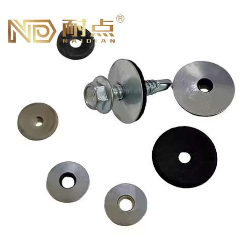 Anti-slip flat gasket for EPDM drill bushings